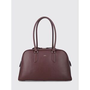 A.P.C. Women Paloma Cowhide Shoulder Bag A.P.C. With Double Zip Closure And Logo